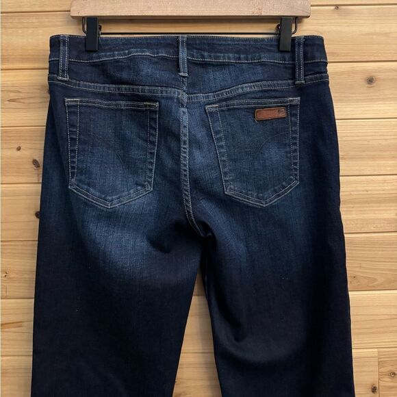 Joes Jeans Size 31/12 Mid Rise Dark Wash Bootcut Cotton Lycra Blend Jeans - Picture 9 of 12